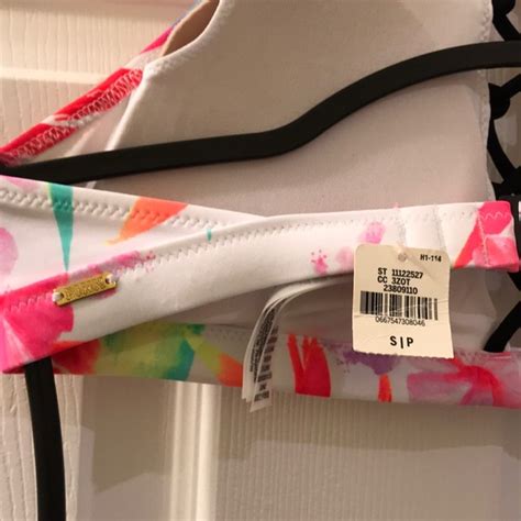 Pink Victoria S Secret Swim Top Only Victorias Secret Pink Bikini High Neck Poshmark