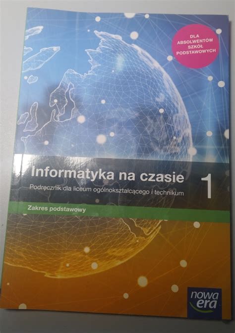 Informatyka na czasie 1 podręcznik do informatyki Olsztyn Kup