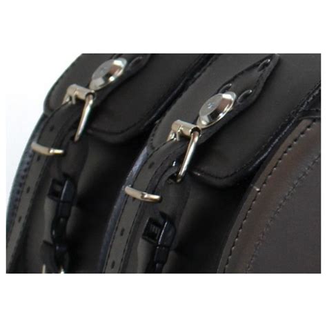 Basic Napoleon Rigid Leather Saddlebag X X With Locks