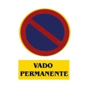 Cartel Vado Permanente Pvc Comprar Online En C Turr