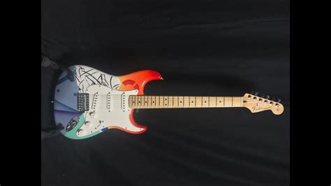 Fender Stratocaster With Crash Style Custom Art