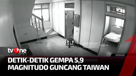 Gempa 5,9 Guncang Taiwan | Kabar Hari Ini tvOne - YouTube
