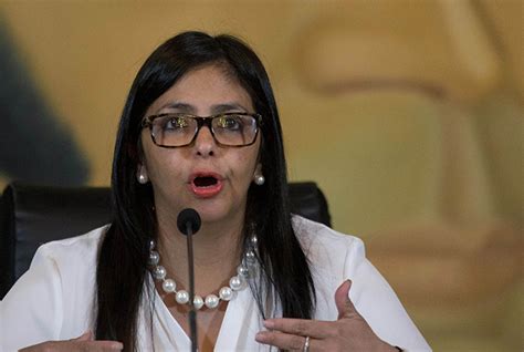 Delcy Rodr Guez Vamos Con Grandes Expectativas Para El Di Logo El