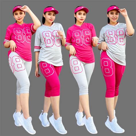 Jual Set Baseball Maxxi Series Pink Abu Abu Pink Setelan Training