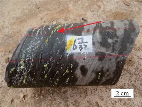 Photographs of core from Chang 8 to Chang 7³ intervals in well DP1 a