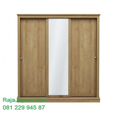 Harga Lemari Pakaian Sliding 3 Pintu Minimalis Rajajepara