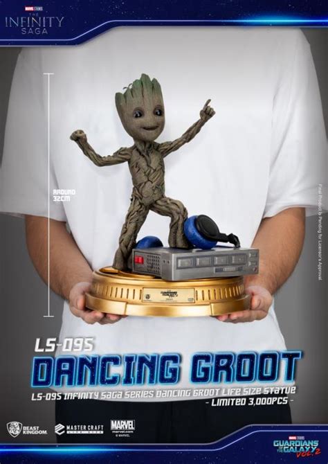 Guardians Of The Galaxy Vol 2 Infinity Saga Ls 095 Life Sized Dancing Groot Limited Edition Statue