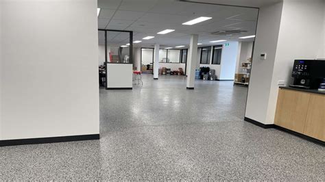 Epoxy Flakes Project Campbellfield Office Space AusFloorworks