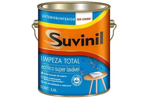 TINTA ACRÍLICA LIMPEZA TOTAL 3 6l BRANCA SUVINIL