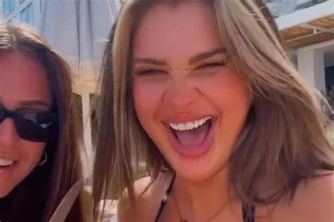Love Islands Liberty Poole Suffers Racy Bikini Malfunction As Plunging Two Piece Splits Daily