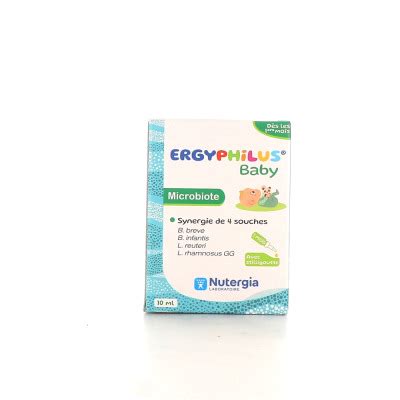 Nutergia Ergyphilus Baby Probiotique B B Flore Intestinale