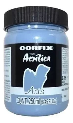 Acr Lico Corfix Arts Gr Azul Ceniza Ml Mercadolibre