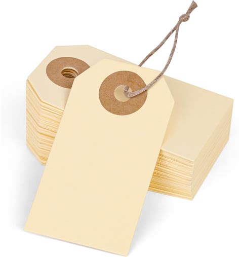 Amazon Manila Paper Tags With Elastic String Coideal Pcs