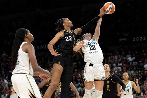 Aces’ A’ja Wilson’s volleyball roots helped her become WNBA’s best shot ...