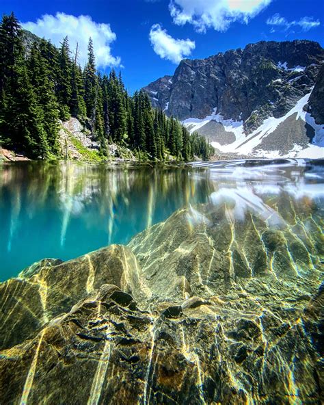 Blue Lake, North Cascades, WA (3024x3780)(OC) : r/EarthPorn