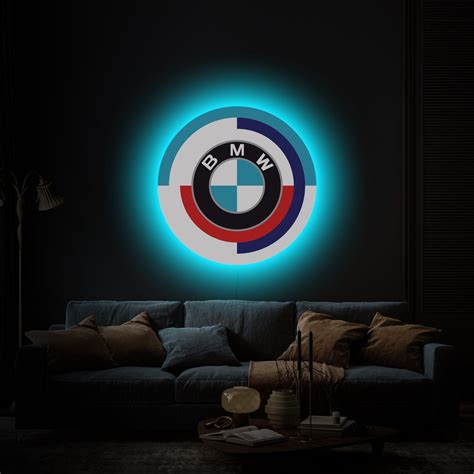 Bmw Logo Light Bmw Neon Sign Bmw Light Up Sign Bmw Logo Etsy