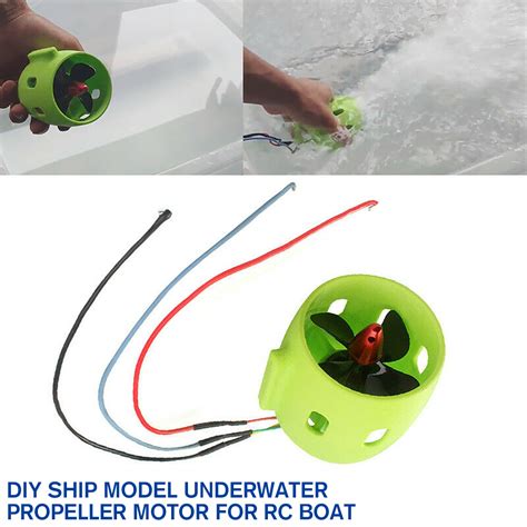 New 12v 24v Diy Ship Underwater Thruster Brushless Motor Propeller For Rc Boat Bait Tug Auv