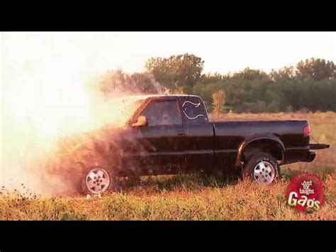 Hunter Shoots And Explodes Truck Just For Laughs