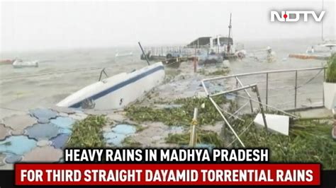 Heavy Rain In Madhya Pradesh Schools Closed In Bhopal The News Youtube