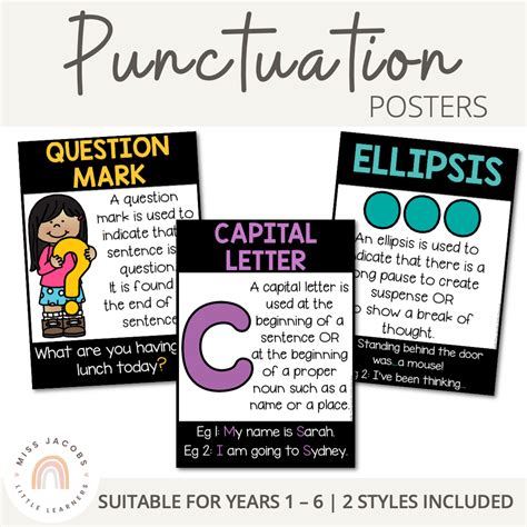 Now Includes 2 Different Versions Of Posters To Suit Your Classroom 1