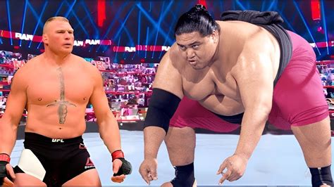 Full Match Brock Lesnar Vs Yokozuna Extreme Rule Match 2024 WWE