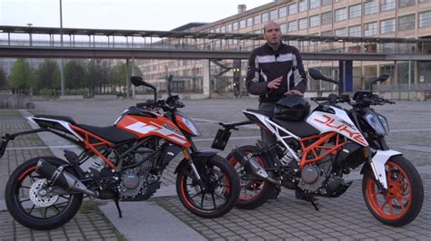 Essai Des Nouvelles Ktm Duke 125 Et 390 2017 Youtube