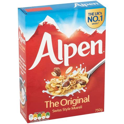 Calories In Alpen Original Muesli Calcount