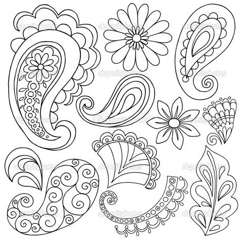 Paisley Coloring Pages Paisley Art Paisley Doodle