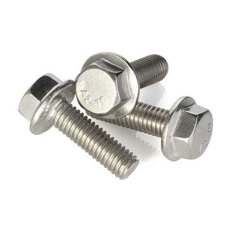 M Mm Stainless Steel Hexagonal Flange Bolt At Rs Piece In