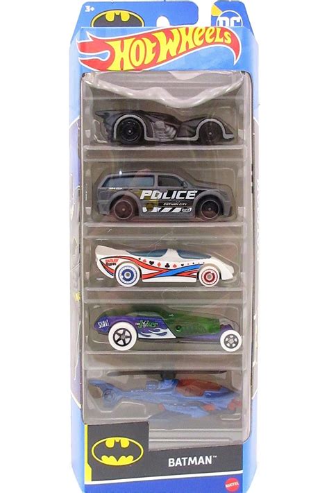 HOT WHEELS 5 li Batman Yeni 2024 Hotwheels Beşli Batmobile Batplane
