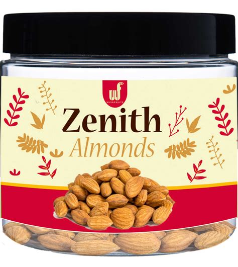 Zenith Almonds 250gm Wishfruits A Premium Dryfruits Brand