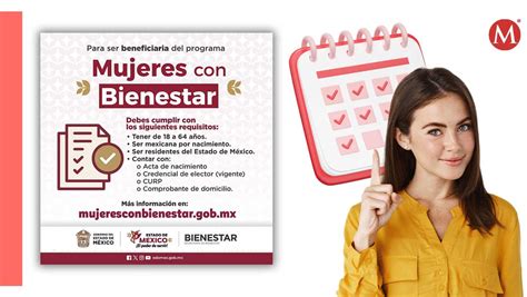 Mujeres Con Bienestar Edomex Calendario De Pagos Grupo Milenio