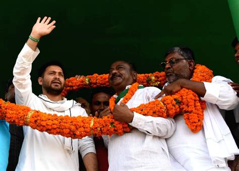 Araria Bihar Tejashwi Yadav At A Public Rally