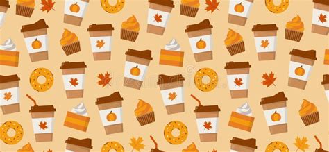 Pumpkin Spice Latte Stock Vector Illustration Of Design 163799426