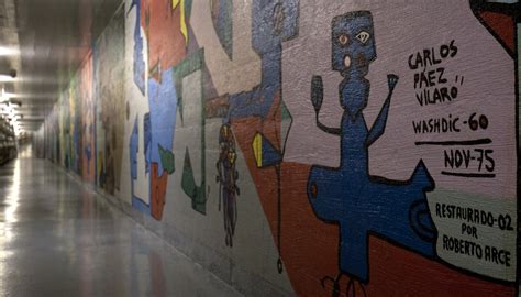 Un Mural Secreto Del Artista Uruguayo Carlos Páez Vilaró En Un Túnel De