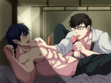 Rule 34 Ao No Exorcist Blowjob Brother Fellatio Gay Gay Blowjob Incest Male Male Only Okumura