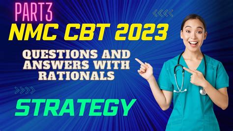 NMC CBT EXAM QUESTIONS AND ANSWERS YouTube