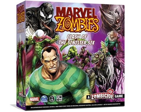 Marvel Zombies A Zombicide Game Clash Of The Sinister Six Board