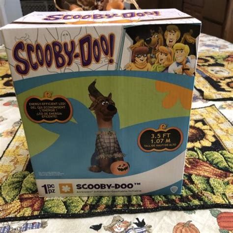 Nib Gemmy Airblown Inflatable 35 Ft Halloween Scarecrow Scooby Doo Ebay