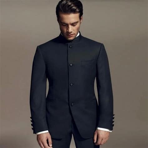 Aliexpress Buy Latest Designs Bruce Lee Style Groom Suits Tuxedos