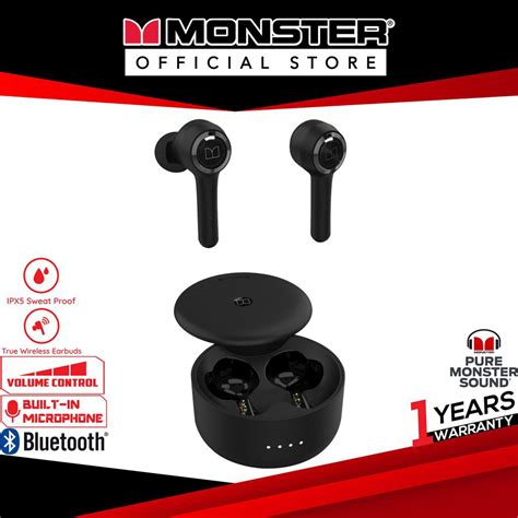 Monster Clarity 102 Airlink Earbuds Không Dây Thực Sự Bluetooth 50 Shopee Việt Nam