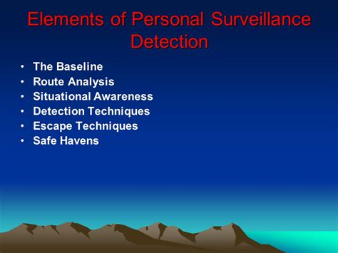 Montículo Interpretativo Ciudadano Surveillance Detection Route Novato