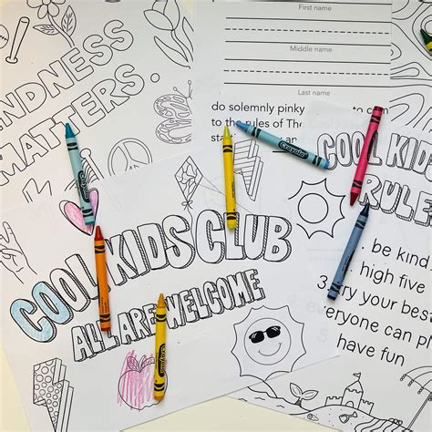The Cool Kids Club Library Tiny Human Print Co
