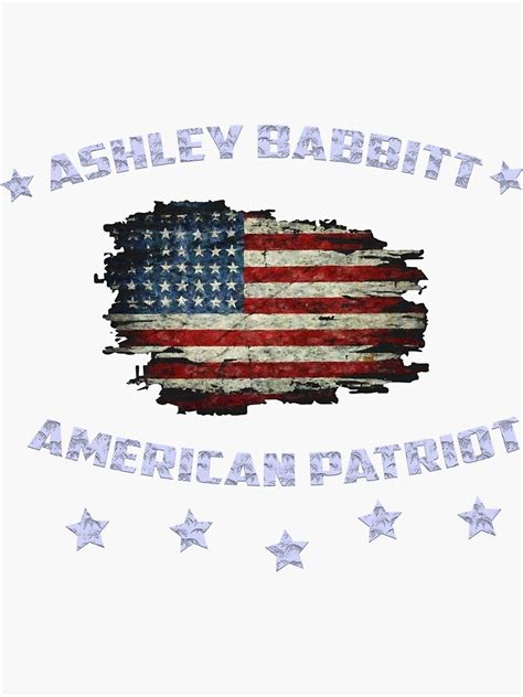 Ashley Babbitt American Patriot Fan Gift Birthday Idea Gift For Mother