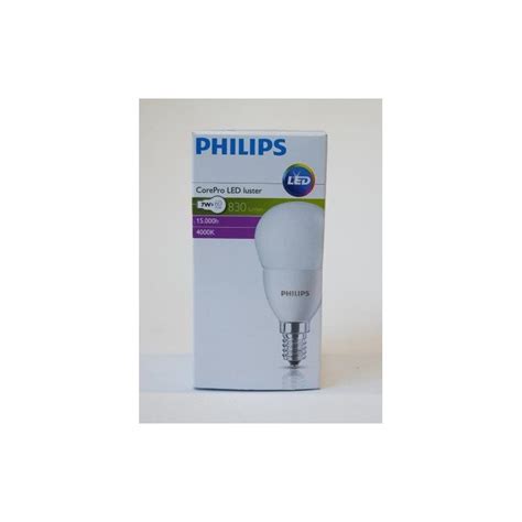 Ampoule Boule Dépolie Led E14 Ø48mm 7w 4000k 806lm Corepro Ledluster