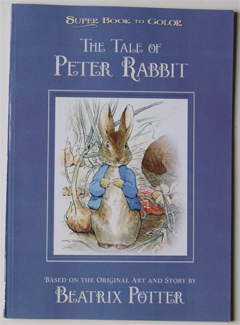 The Tale Of Peter Rabbit Super Book To Color By Bendon Publishing