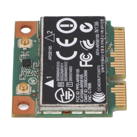 Hurrise Carte Wifi Pcie Mbps Carte R Seau Wifi Mbps Pour Hp