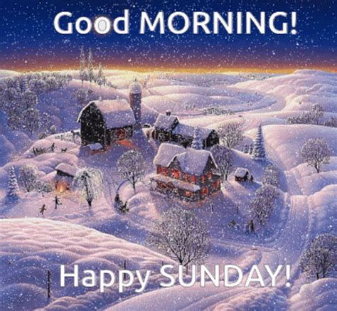 Good Morning Winter Good Morning Happy Sunday Happy Winter Good