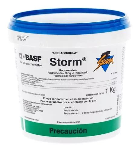 Storm Basf Bloque Original Rodenticida Veneno Ratas 1 Kg En Venta En