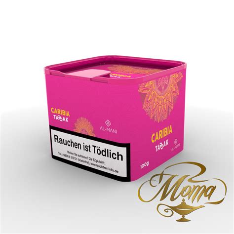 AL MANI PFEIFENTABAK CARIBIA 100g Moma Shisha Shop